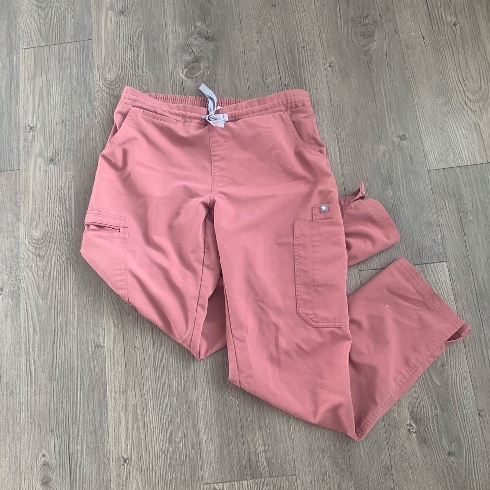 Figs mauve yola scrub pants